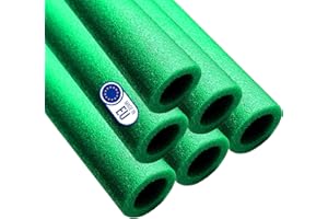 Clever Leon Protection Mousse Trampoline Jardin Enfant Accessoire Tube Housse Résiste à L'humidité l'eau UV(6 pcs, ver)