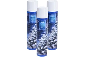 ‎ANNASTORE 3 tlg. Set Schneespray zum Dekorieren 3 x 300 ml - Dekospray - Dekoschnee - Kunstschnee