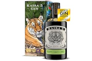‎KAIZA KAIZA 5 GIN - 0,7 l - 43% | Der ausgezeichnete Gin aus Südafrika/Kapstadt | Frisch, weich, exotisch mit schwarzer Johannisbeere und Grapefruit | TANA