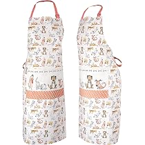 Gants De Four Anti-chaleur Motif Poule - 100% Coton, 35x17cm - Idée Cadeau Pour Les Amoureux Des Poules