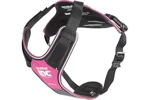 Julius-K9, Pettorina IDC Longwalk, Rosa-Grigio, Taglia: XL