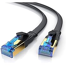 Câble Réseau Cat 8.1 - 0,5 M - Haut Débit 40 Gbps - Blindé SFTP - Compatible RJ45 - Blanc