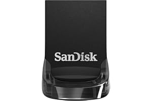 SanDisk 1TB Ultra Fit USB 3.2, (Pamięć USB, idealna do laptopów, tabletów, telewizorów, konsoli do gier i nie tylko, Prędkość odczytu do 400 MB/s, Oprogramowanie do odzyskiwania RescuePRO Deluxe)
