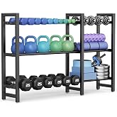 Adjustable Dumbbell Stand with Three Tiers 50" Adjustable