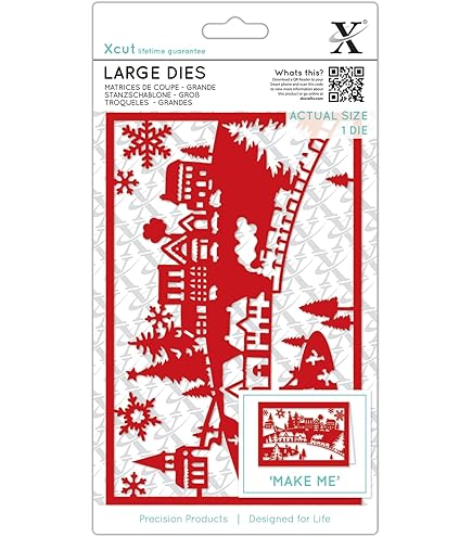 Fustelle Xcut Schiaccianoci - Set 3 Pezzi Multicolore Per Biglietti E Decorazioni Natalizie - Foto 3