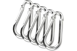 C.P. SPORTS C.P.Sports Ganchos a presión 80mm x 8mm Capacidad de Carga hasta 230kg y 60mm x 6mm Capacidad de Carga hasta 150kg 1-60 Piezas Ganchos a presión 100mm x 10mm, 140mm x 12mm Ganchos a presión