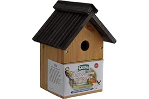 Supa Wild Bird Multi-Purpose Nesting Box | Can Be Either Open Fronted Or A Traditional Nest Box | Suitable For Many Different Species Of Garden Birds