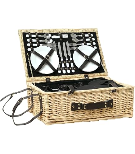 Les Jardins de la Comtesse - Chantilly Vichy Red Wicker Isothermal
