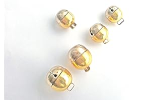 STARLINGUKPK Calidad par de cetrería Acorn campanas, Lahore campanas, campanas de gato, pet campanas.