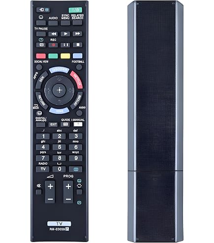 ALLIMITY RM-ED058 Télécommande Remplacer pour Sony KDL-32W705B KDL-40HX753 KDL-42W706B KDL-42W807A KDL-42W815B KDL-42W828B KDL-46HX753 KDL-46HX753 KDL- 47W807A