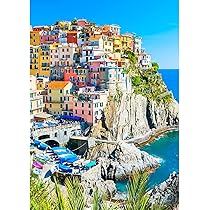 DPHERO DIY Diamant Painting Meerblick 30x40 Cm - 5D Runde Steine, Komplett Set Für Erwachsene