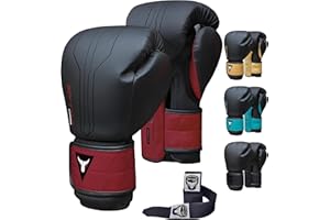 Mytra Fusion Gants de Boxe Inclus avec Bandes de Boxe Gratuite Gant de Boxe MMA Training Muay Thai Gants Hommes & Femmes Gants Boxe