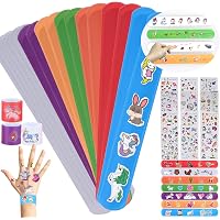 12 Bracelets à Claquer Enfants - Slap Bracelets Colorés Et Réutilisables Pour Fêtes Et Cadeaux