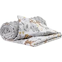 DRESHOW Couvertures pour bébés 75x100cm en coton biologique Unisexe Nouveau-né épais couvertures de sommeil super douces pour les tout-petits Enfants Bébés Filles Garçons Nursery Duvet Cover Cadeaux