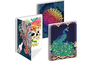 Elfew 3 Stück Malbuch für Erwachsene, A4 Ausmalbuch für Erwachsene, 60+Exquisite Muster Malbuch, Mandala, Tier und Andere Thema, Stress Abbauen und Entspannen Geschenk für Frauen