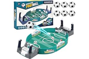 FainFun Mini piłkarzyki dla dzieci, mini piłkarzyki z 6 piłkami, interaktywna gra w piłkarzyki dla dzieci, piłkarzyków dla dzieci i dorosłych