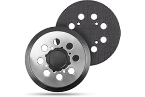 STEBRUAM 2Pcs 5 inch 8 Holes Metal Replacement Sander Backing Pad for DeWalt 5" DCW210N DWE6423 - Replacment for OEM Part No DWE64233,N329079