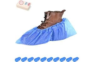 TAKIT Surchaussures Jetables x10 [NOUVEAU - MARQUE FRANCAISE] 3.4gr Couvre-Chaussures Très Résistantes Et Réutilisables