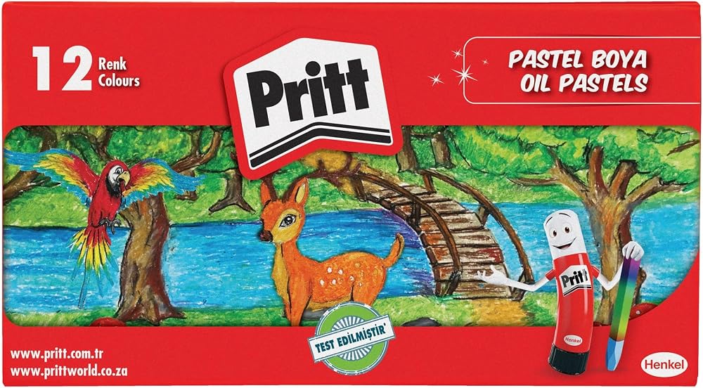 Pritt 12'li Pastel Boya - Karton Kutu