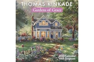 Thomas Kinkade Gardens of Grace with Scripture 2024 Wall Calendar: Original Andrews McMeel-Kalender [Kalender] (Wall-Kalender)