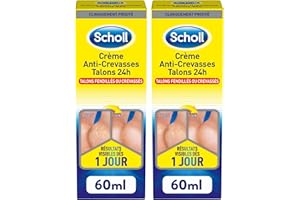 Scholl Traitement Anti-Crevasses Talons 60 ml - Lot de 2