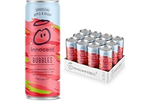 Innocent Drinks - Bubbles Sparkling Soda | Lightly Sparkling Blend Of Pure Fruit Juice & Spring Water | No Added Sugar | x12 330ml Multipack (Apple & Berry)