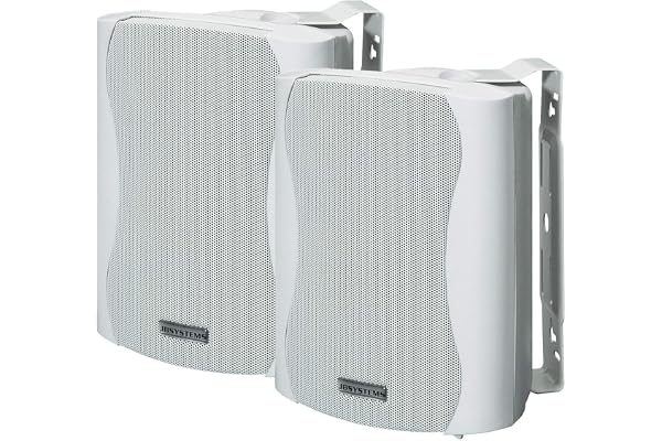 JB Systems K30 Paire de Mini Enceintes Blanc