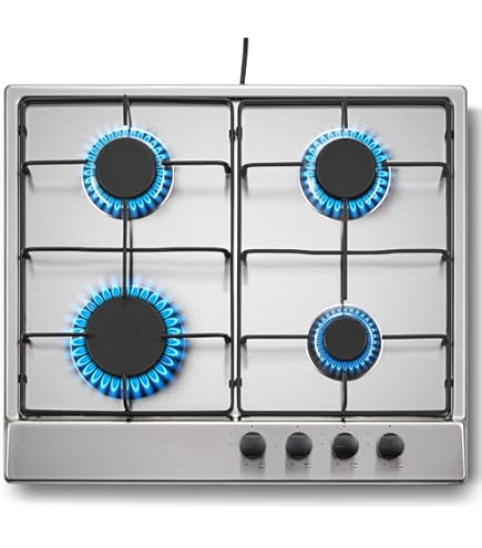 BEKO HIGG64103SX gaskookplaat, 60 cm