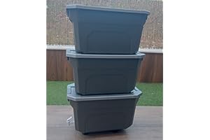 ECOLOMBRIZ Vermicompostador 106 litros/ 3 Niveles /300 lombrices Rojas Adultas/Cama de Fibra de Coco