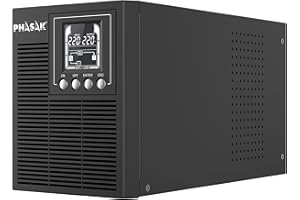 Phasak PH 9210 - Sistema de alimentación ininterrumpida (1000 VA, LCD, USB, SNMP, RJ45, RS-232)