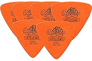 JDLP PUAS PARA BAJO ELECTRICO DUNLOP TORTEX TRIANGLE 431R0.60 NARANJAS 6 UNIDADES - ROCKMUSIC ESPAÑA
