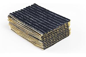 ZERINT TS-135D 100 Pezzi Striscia di Riparazione Pneumatici Nero,Riparazione Pneumatici Tubeless,Tappo di Gomma per Riparazione Pneumatici(3.5 × 100mm)