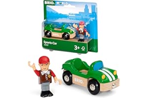 BRIO World - Sports Car for Kids Age 3 Years Up - Compatible with all BRIO Railway Sets & Accessories