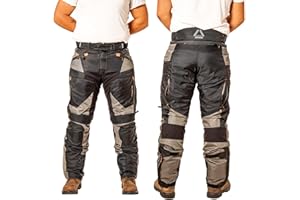 VPR Viper Guard Adventure Men's Textile Trouser Motorbike Waterproof 600D Motorcycle Biker CE Armoured (Level A) Pant with Removeable Linings All Season