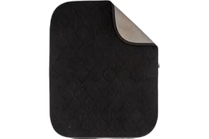 Sensalou Coussin de chaise pour incontinence - Imperméable - Lavable - 40 x 50 cm - Anthracite