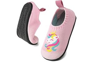 Comfyouth Pantoufles pour enfants garçons et filles - Respirantes - Antidérapantes - Pour la maternelle