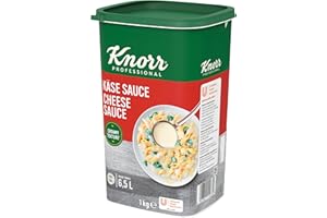 ‎KNORR Knorr Käse Sauce (cremige Konsistenz, abgerundeter Käsegeschmack) 1er Pack (1 x 1kg)