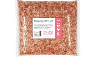 HIMALAYAN SALT STORE Pink Himalayan Rock Salt | Food Grade - COARSE | Certified for Organic Use | Natural Unrefined for Table, Bath, Sole (KG 2)