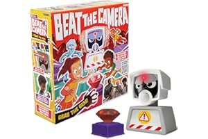 TOMY Games Beat the Camera - Pasa la seguridad, roba gemas, deshabilita la alarma - Fiesta de búsqueda del tesoro y juegos familiares de interior - para niños mayores de 3 años - Regalos de cumpleaños