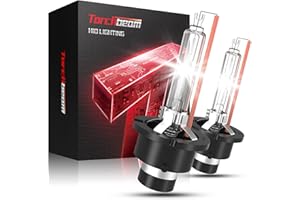 Torchbeam D2S Xenon Brenner, Xenon D2S HID 35W 6000K Weiß,150% Leuchtweite, Ersatz Xenon lampen, IP67, 5 Jahre Lebensdauer, 2 Stück
