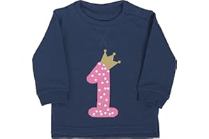 Shirtracer - Baby Pullover Jungen Mädchen - 1. Geburtstag - Erster Krone Mädchen