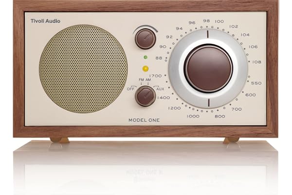 Tivoli Audio Model ONE - Poste Radio Vintage Rétro en Bois - AM / FM sur Secteur - Enceinte Transistor Design Classic pour Cuisine