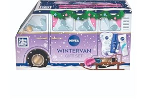 NIVEA Wintervan Gift Set (4 Products) – Women's Gift Set – Includes Moisturising Cream, Lip Balm, Body Lotion and Face Sheet Mask