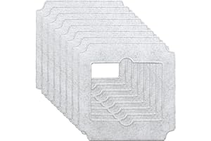 deegbbyi 8 Piezas Almohadillas de Limpieza de Repuesto para Ecovacs WinBOT Mini Robot Limpiacristales, Paño de Limpieza de Microfibra Suave Lavable Reutilizable, Resultado Limpiezas Eficaz