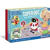 Clementoni - Super Doc - Educational and Programmable Robot for Children +5 Years Old, Toy with 4 Characters and Game Challen