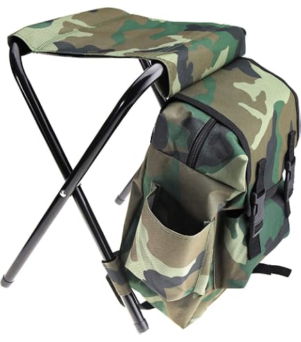 Chaise Pliante Militaire De Pêche/camping Avec Dossier – Relax – Pliable