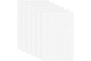 ElevateTech Lot de 6 feuilles de toile maille plastique - Outils de broderie pour tricot, crochet et fabrication de séparateurs d'aquarium