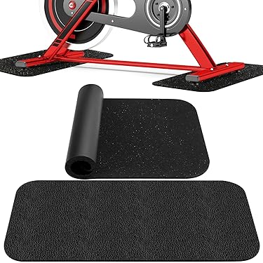 HOMCOM floor protection mat for fitness equipment floor mat undermat PVC black 180 x 90 x 0.5 cm