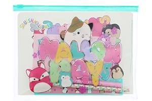 BLUEPRINT COLLECTIONS Squishmallows Stationery Set | Friendship Set | School Stationery Set | Stationery Supplies | Stationary Sets | Squishmallow Gifts | Squishmallow Stationery | Squishmallow Plush