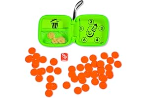 TOMY Game 5 Up - Juego de dados súper adictivo - Juegos de viaje de 2 a 4 jugadores - Juegos familiares divertidos para niños y adultos - Juegos de mesa para los 6 años y más - Regalos de cumpleaños y